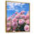 Toile avec cadre flottant or