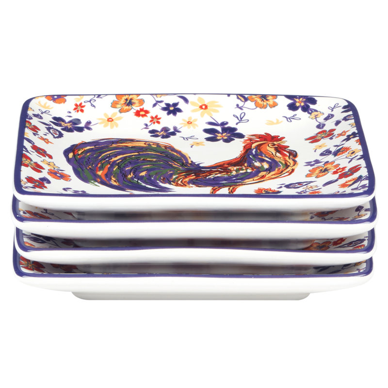 Certified International Rustic Rooster 3-piece Canister Set - Bed Bath & Beyond - 9931364