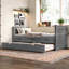Lit plateforme simple avec tiroirs et lit gigogne-1509503152