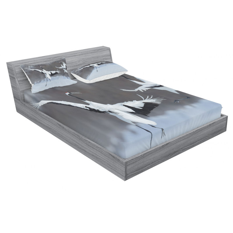 Ensemble de draps dansant romantique, Ensemble de draps pour taille de lit double et deu