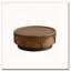 Table basse ronde avec piédestal robuste