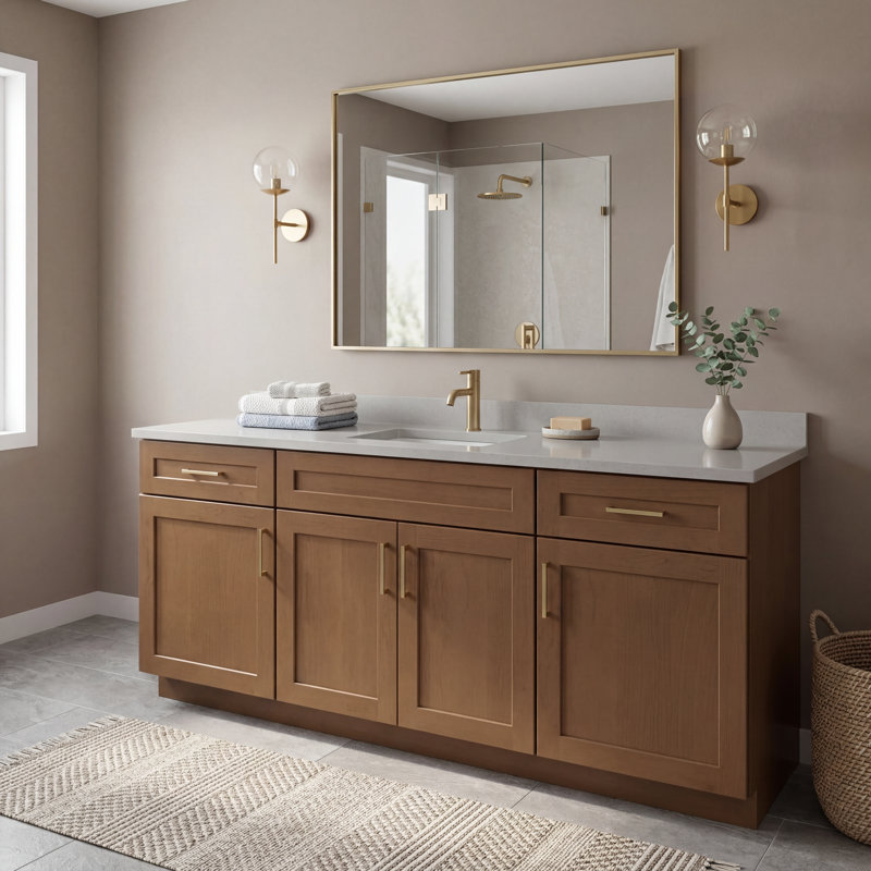 Dwelling Essentials Winterhaven Door Sample, Russet