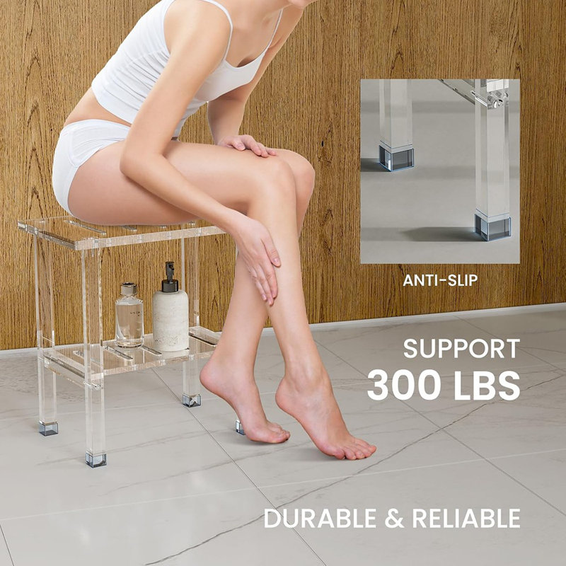 Banc de douche pour douche intérieure P 10,04 po x l 15,55 po x P 16 po.