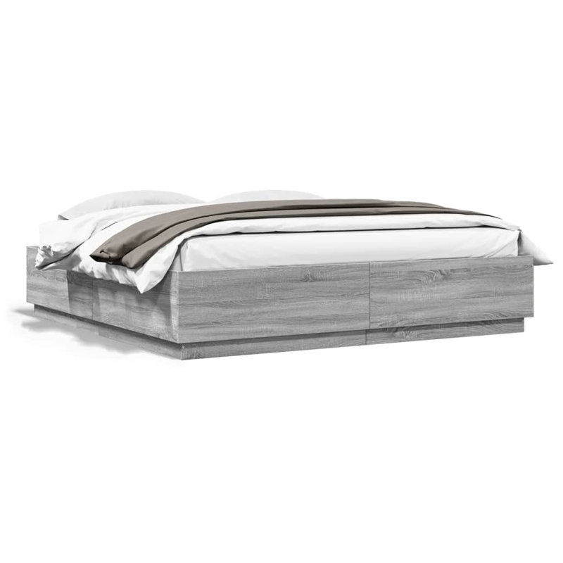 Penelopa Bed, Super King (6'), Grey Sonoma
