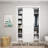 JUBEST Bypass Sliding Door Hardware, Bypass Wardrobe Closet Door Hardware Set (Door Not Included)-74797458