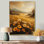 Or jaune jaune vert Sunlit Meadow II - Buttercups, art mural