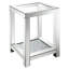 Lorrie Glass Top End Table