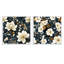 Imane - Ensemble de 2 collages carrés floraux-101849544-101849546