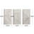 Breinne 3 Piece Contemporary Wood Geometric Wall Décor Set