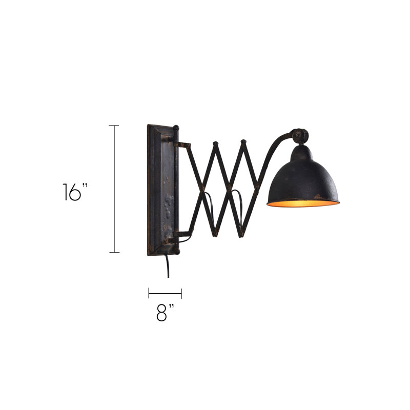 Robson Plug-in Swing Arm Sconce