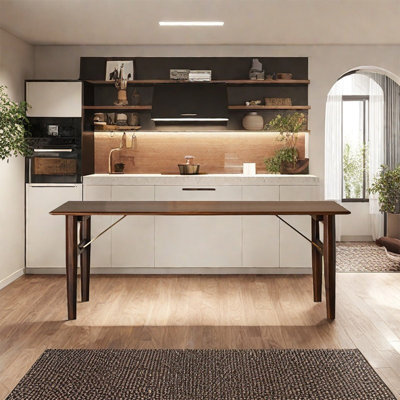 Walnut New Chinese dining table simple
