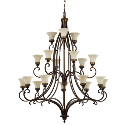 Pritzker 18-Light Shaded Chandelier