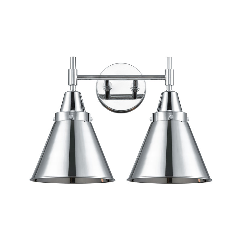 Gayle 2 - Light Dimmable Vanity Light, 4 Watt Vintage LED Bulb, Polished Chrome, Polished Chrome