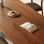 Table de salle à manger semi-ronde brune pour salle à manger / cuisine-1332703146