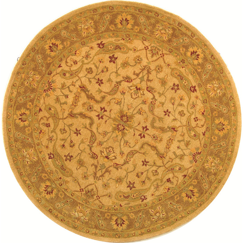 Dunbar Hand Tufted Wool Oriental Rug, Round 6'