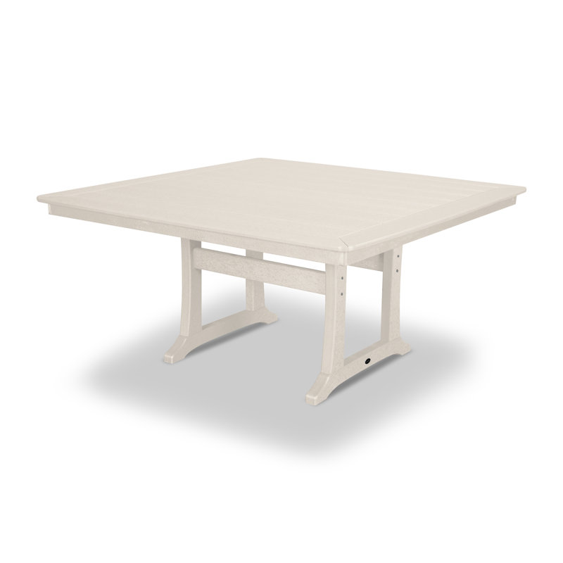 Nautical Trestle 59" Dining Table, Sand