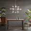 Lustre surdimensionné 12 lumières avec ampoules Globe-551730667