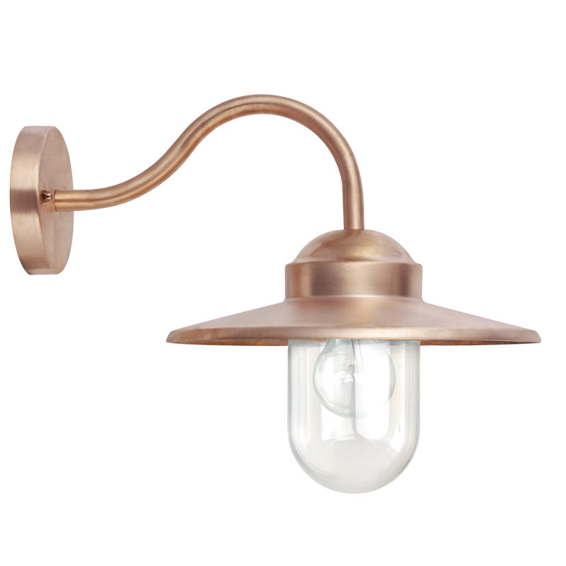 Dolce Integrated LED Outdoor Barn Light, Copper