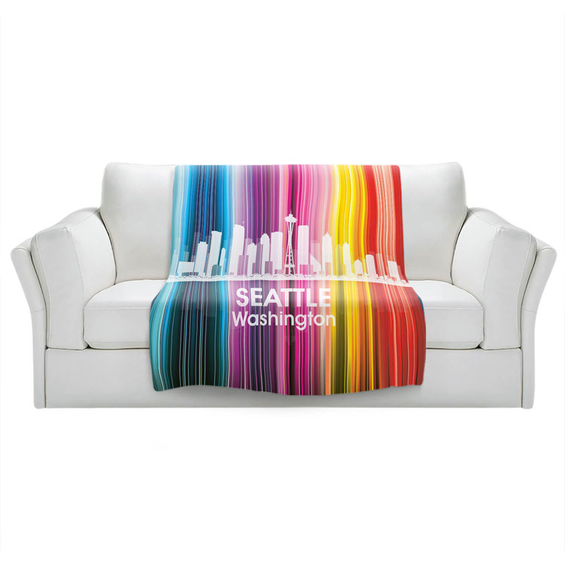 Hand Woven Throw Blanket, 68" x 80"