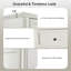 Armoire blanche à cinq tiroirs (1 pièce)
