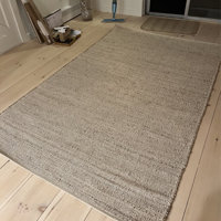 Helton Farmhouse Handmade Flatweave Jute/Cotton Beige Rug Beachcrest Home Rug Size: Rectangle 7'6 x 9'6