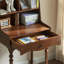 Bureau d'écriture moderne simple en bois d'hévéa-897711982