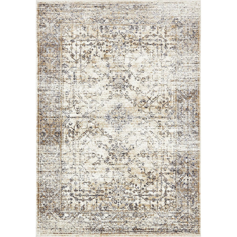 Widger Ikat Indoor Rug, Rectangle 7' x 10'