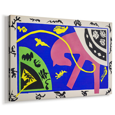 Le cheval, le cavalier et le clown (de Jazz) (Duplicate of HEM12.jPG) - Henri Matisse - Toile tendue avec châssis - 1947