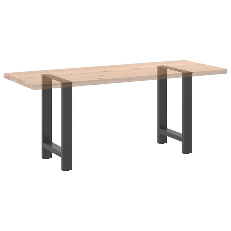 Seaira Coffee Table Legs Steel, 73cm H x 60cm W x 60cm D, Anthracite