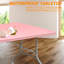 Table pliante rose de 2,4 m (8 pi) - Idéale pour le camping, les pique-niques et les fêtes. Portable, stable, imperméable et robuste, supporte une charge élevée.