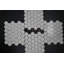 Bianco Dolomite 2 "hexagonal brillant