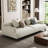Ensemble de salon Hollynd Coussin moderne en coton et lin avec coussins