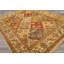 Tapis transitionnel beige en laine noué à la main 7 pi 9 po x 9 pi 10 po Agra