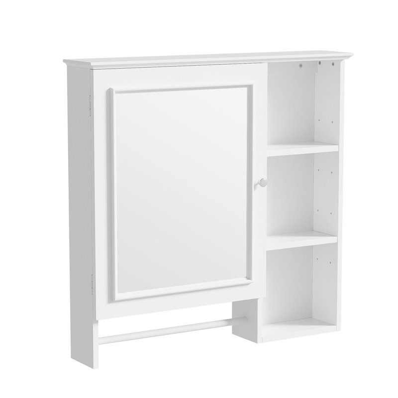 Wall Mounted Bathroom Storage Cabinet, White