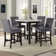 Ebeling Round Faux Marble Top Dining Table