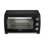Four grille-pain noir 1400 W avec technologie de convection, friteuse à air 5 modes