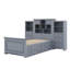 Lit plateforme avec armoire verticale et tiroirs tout-en-un-875720522