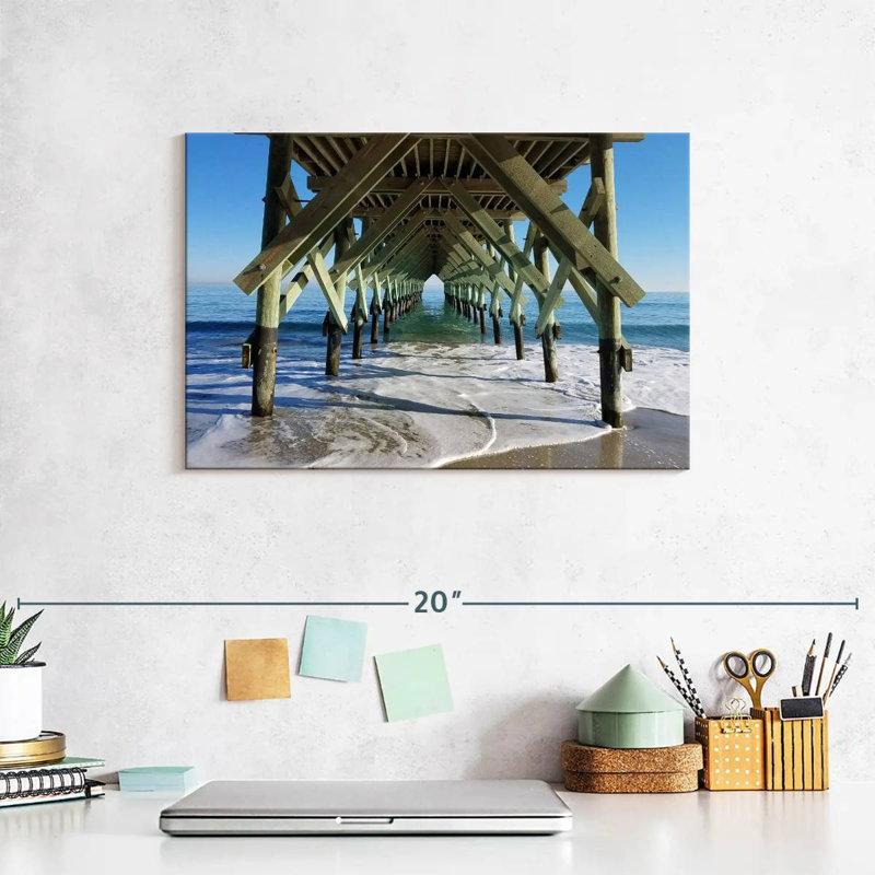 Aletra Under Wrightsville Beach Pier, 8" H x 12" W