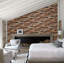 Rouleau de papier peint L 33 pi x l 20,5 po Reclaimed Bricks-1609613412