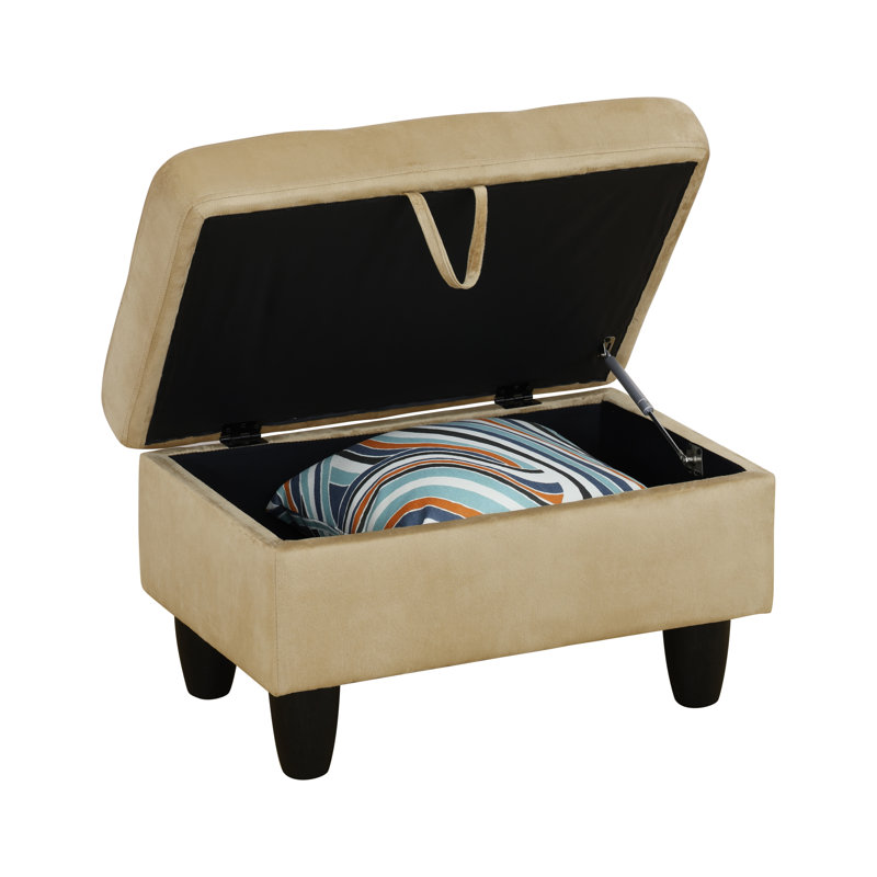 Repose-pieds Claritza, Polyester beige