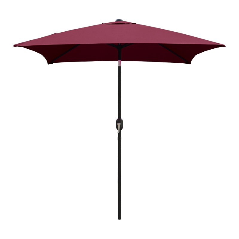 Parasol de marché carré 6,5 pi Tempo, Bourgogne