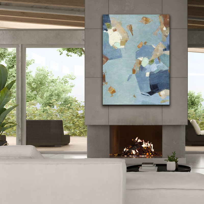  «Blue Moon» par Suzanne Nicoll, art mural sur toile, 40 po x 54 po
