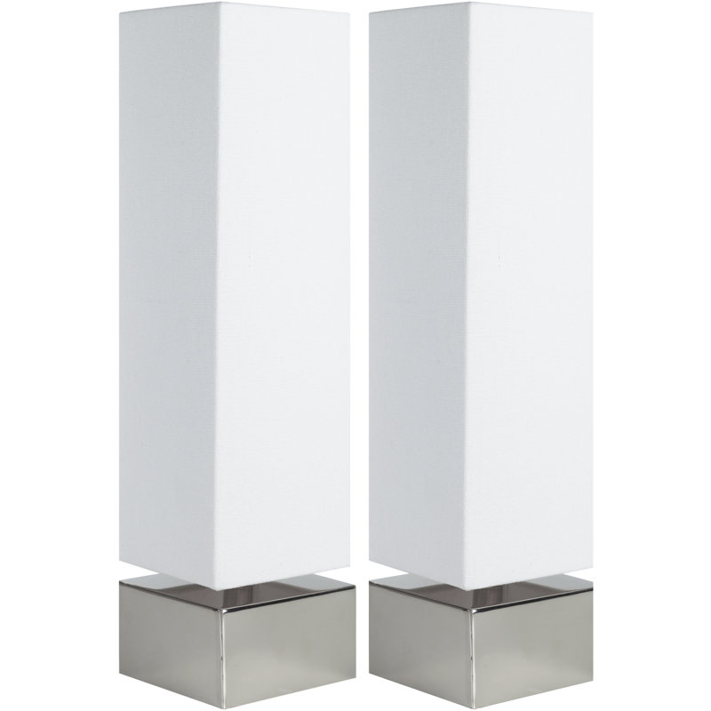 Covet Metal Table Lamp, White