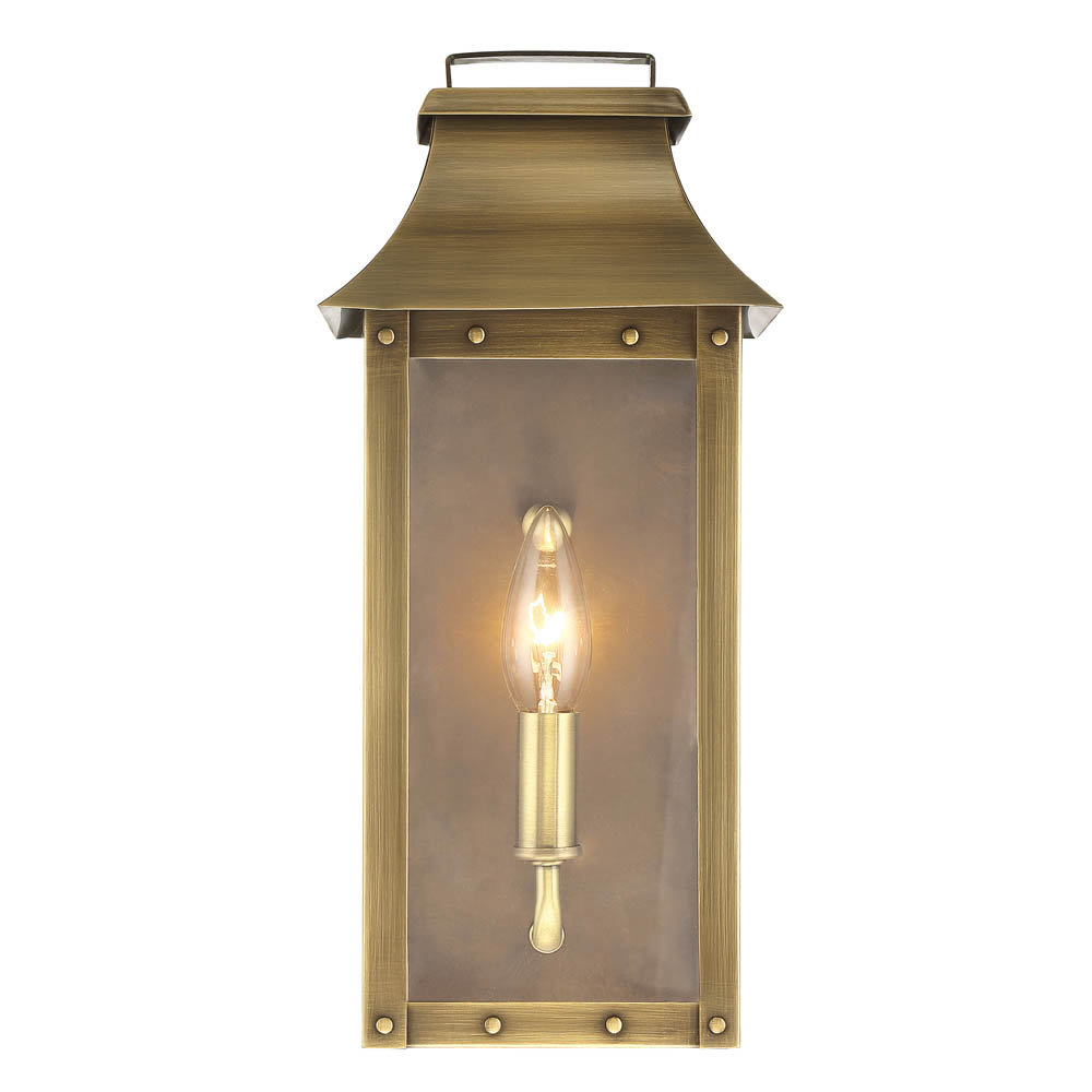 Hayes 13.25" H Outdoor Wall Lantern Longshore Tides Fixture 