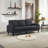 3-Seat Combo Sofa With Storage Ottoman And L-Shaped Bench, Ideal For Compact Rooms And Modern Living Spaces
