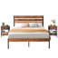 Ensemble de chambre avec lit plateforme 3 pièces Alicia-2134163540-2134215388