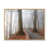 Toile avec cadre flottant brun