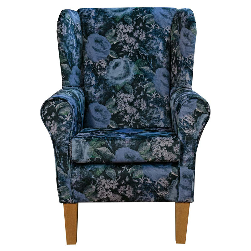 74cm Wide Tufted Wingback Chair