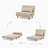 Jacquelyn 32" Wide Convertible Chair-787126318-787393729