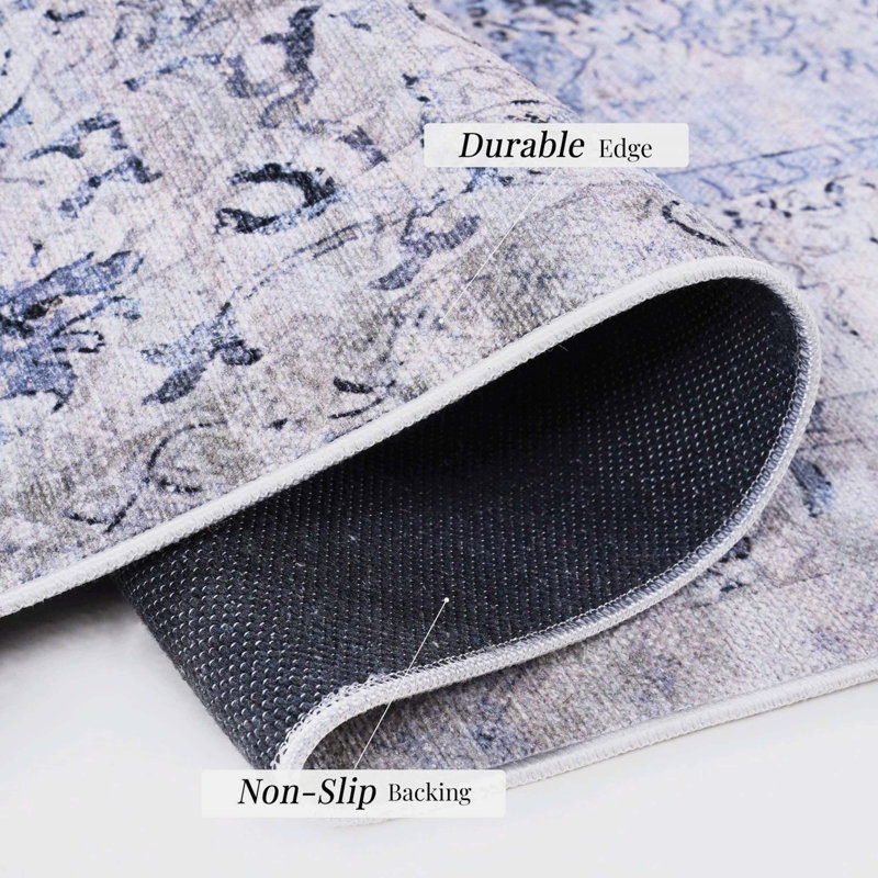 2x3 Multi-coloured Machine Washable Area Rugs